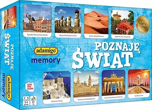 Upoznajem svijet - Edukativno memory Adamigo