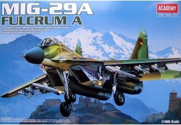 MiG-29A Fulcrum – plastični model aviona za lijepljenje