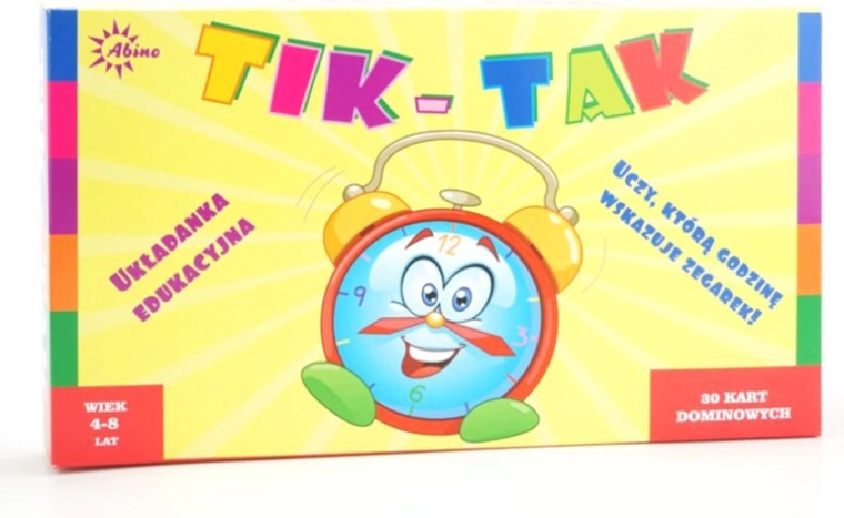 Sklopiva igra Tik Tak – domino za učenje sati