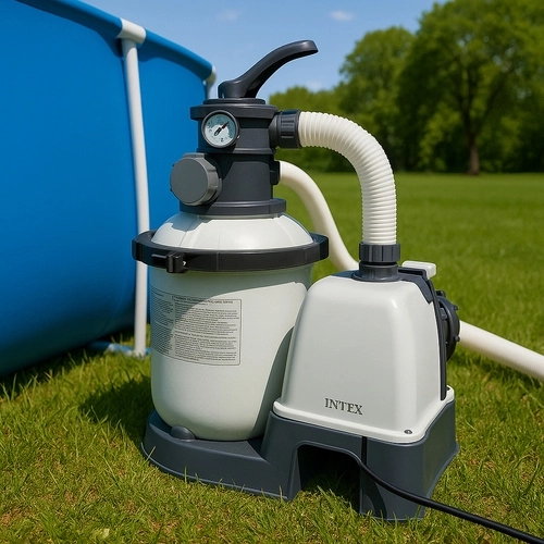 Convenient control: timer, pressure gauge and 5-position valve