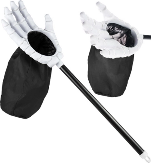 Halloween Skeleton Hand with Bag