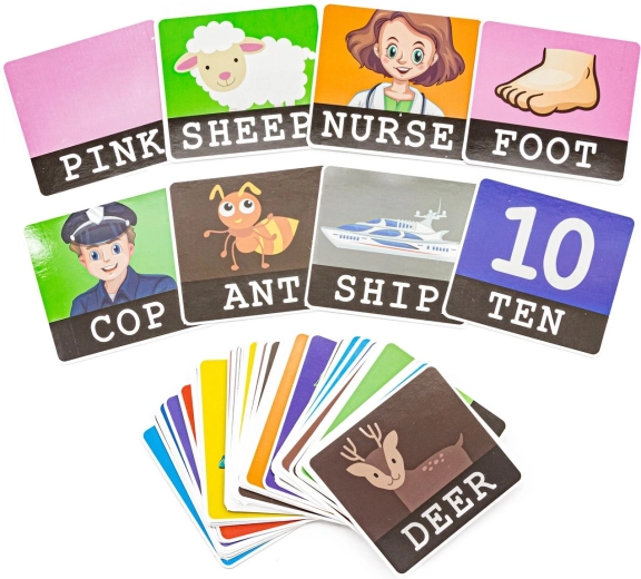 120 slikovnih kartica i kao “flashcards”
