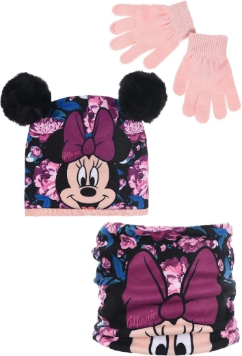 Minnie kapa, šal i rukavice