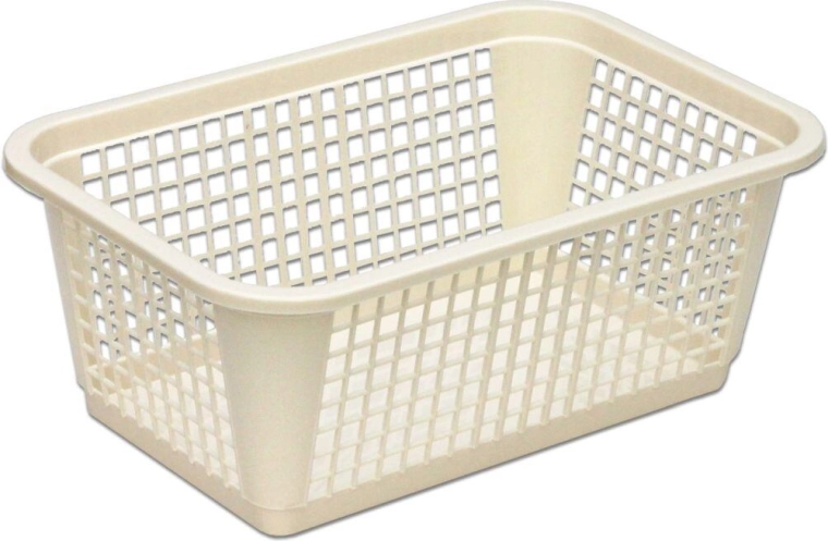 Plastična mini košarica s rešetkom 25 × 17 × 10 cm – miks boja