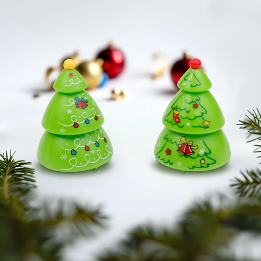 Wind-Up Rolling Christmas Tree
