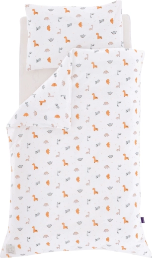 Träumeland jersey posteljina dinolino allover 100 × 135 cm + 40 × 60 cm