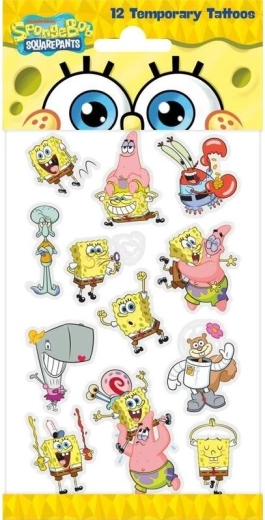 Privremene tetovaže SPONGEBOB za djecu