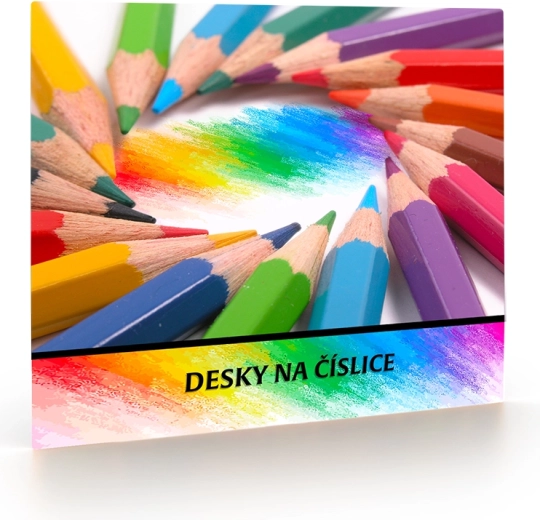 Ploče za brojeve za prvašiće Pastelke