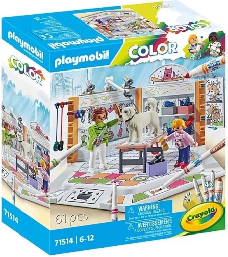 Playmobil Salon za pse s Crayola bojama
