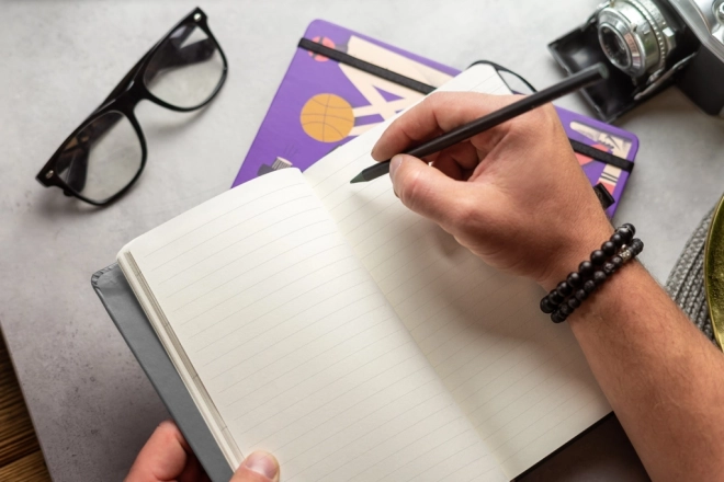 Comfortable writing for notes and ideas