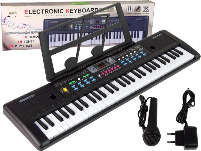 Klavijature MQ-6112 Mikrofon Stalak za note 61 tipka