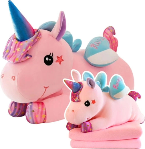 3-u-1: plišanac, jastuk i dekica