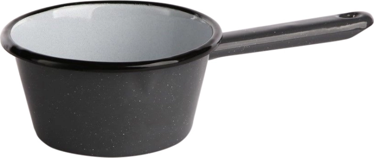 Stožasti lončić s izljevom 0,45 l, sivi
