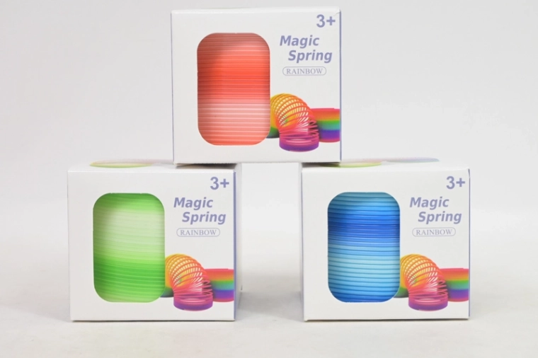 Colorful Slinky Spring in a Box