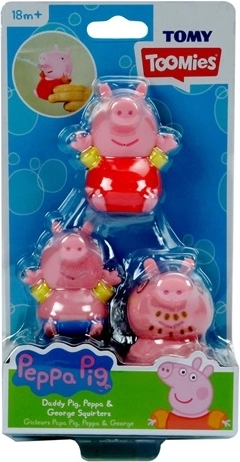 TOMY Peppa Pig figurice za vodu 3 kom