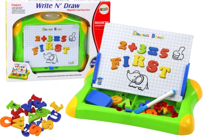 Magnetična edukativna ploča s slovima i brojkama