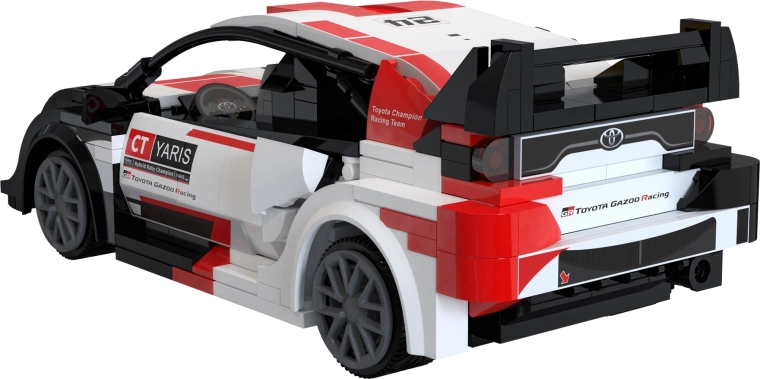Detaljan rally dizajn s tiskanim dijelovima