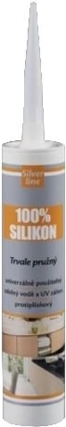 Univerzalni silikon 100% acetatni 280 ml – bijeli SILVER LINE