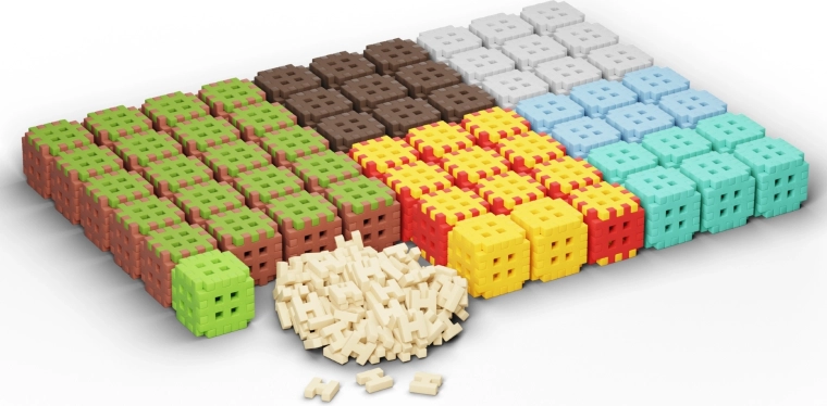 502 dijelova i 124 spojnice za velike 3D gradnje