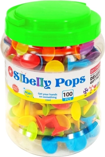 Set za igru s vakuumskim prianjaljkama StBelly Pops 100 kom