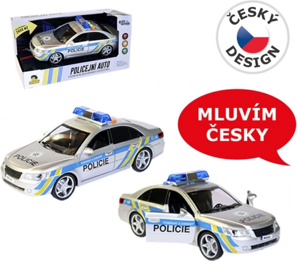 MaDe policijski auto s češkim glasom 24 cm