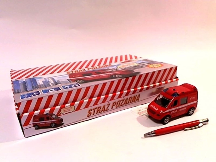 Vatrogasni kombi 11 cm sa zvukom i poljskim glasovnim porukama