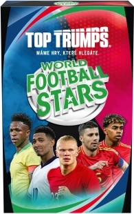 Top Trumps World Football Stars – kartaška igra na češkom jeziku