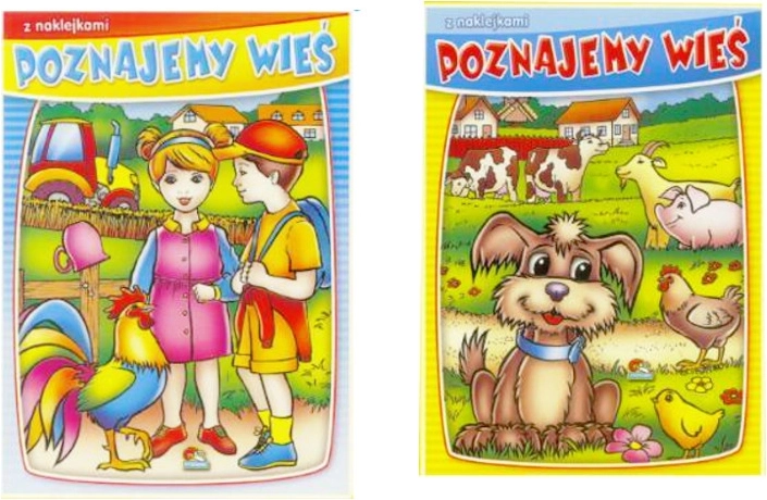 Bojanka Upoznajmo selo s naljepnicama