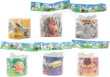 Opruga sa safari životinjama, plastična igračka za djecu