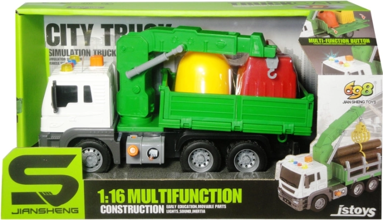 Garbage Truck with Lights and Sounds