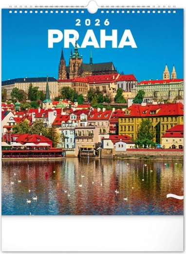 Zidni kalendar Praga 2026