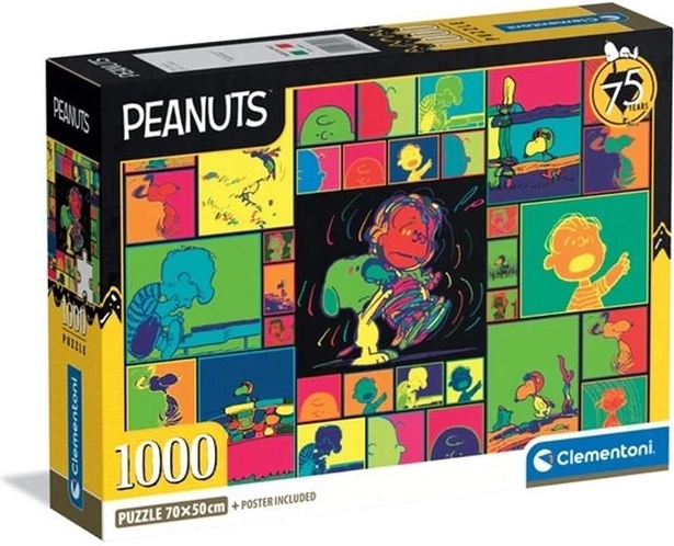 Clementoni Impossible Compact Peanuts Puzzle 1000 pieces