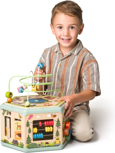 Forest animals and a pastel design kids love