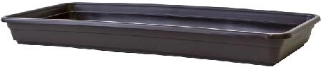 Plastična podloška za žardinjeru Lobelia 50 cm smeđa