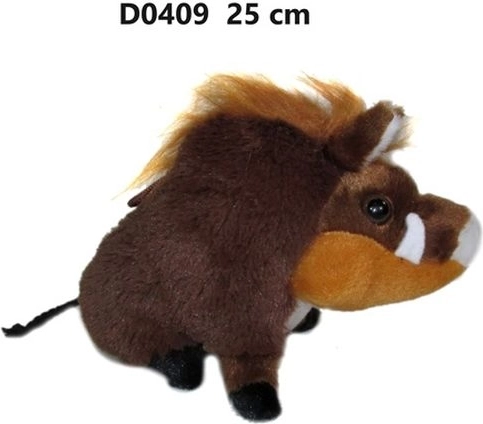 Plišani divlji vepar 25 cm
