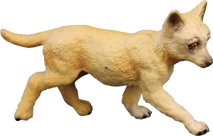 BALULU light wolf cub figurine
