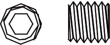 Set of M3 × 3 mm screws for Voltage, Major, Tiger, Hoolk, Infect and Liquid