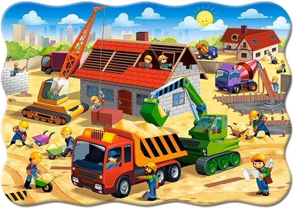 Puzzle Kuća u gradnji 30 dijelova