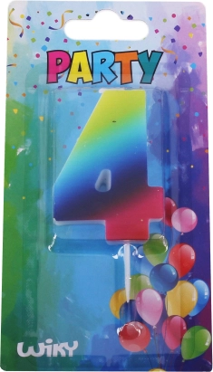 Party svijeća broj 4, dugina