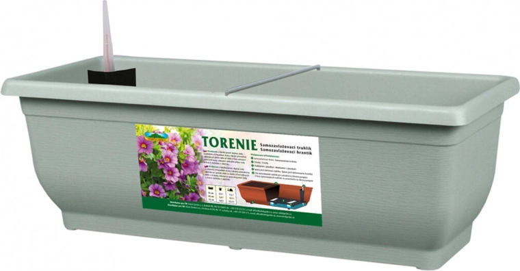 Samozalijevajuća žardinjera TORENIE Modern 50 cm svijetlozelena
