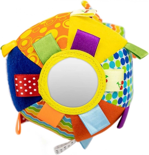 Mirror, ribbons, and tags for fun discovery