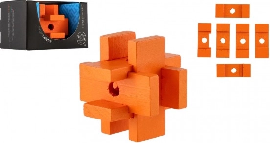 Drveni mozgalica BrainTwister u kutijici 8 × 5 × 5 cm