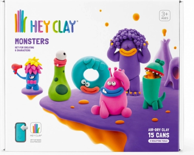 Hey Clay Monsters – set pjenaste plasteline za djecu