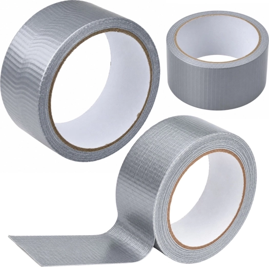 Siva ojačana traka za popravke 48 mm × 15 m