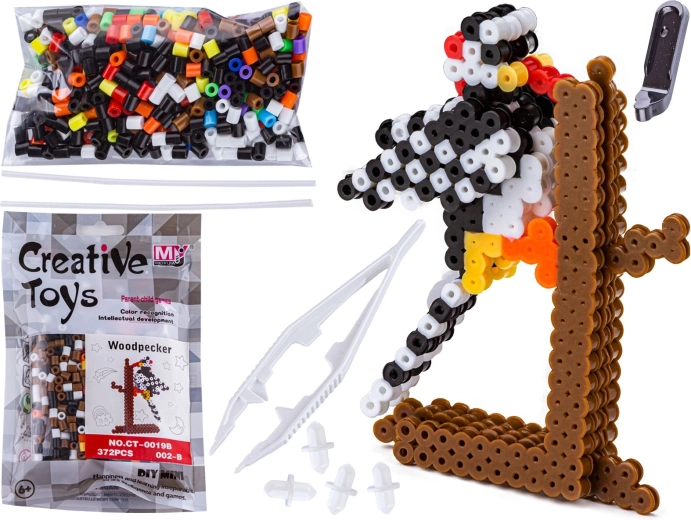 3D fuse beads – woodpecker (bag)