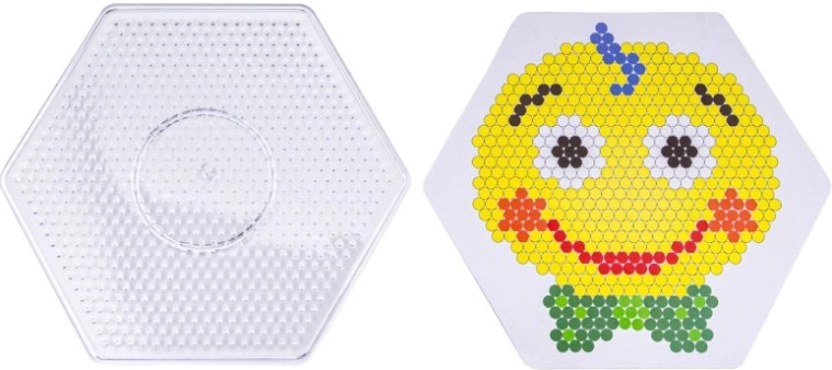 Hexagonal pegboard for precise placing