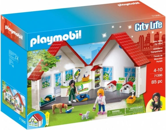 Set figurica Gradski Život prijenosna prodavaonica ljubimaca