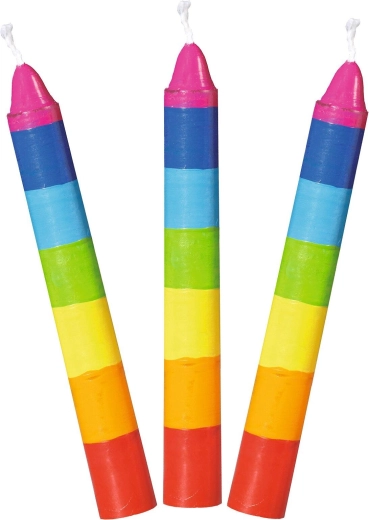 Colorful birthday candle set - 1 piece