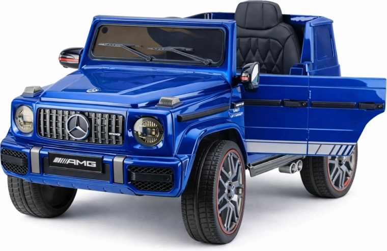 Lacquered blue finish