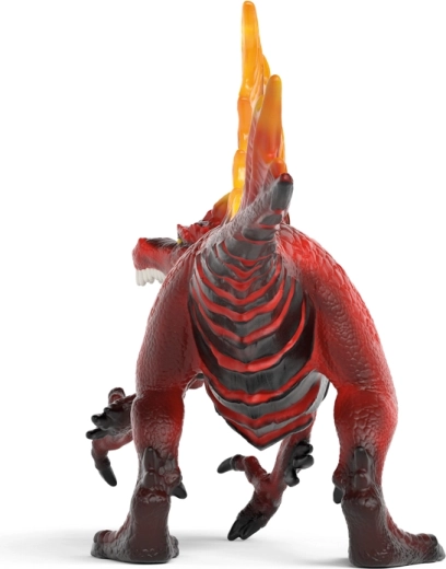 Vatreni dinosaurus sa žarećim šiljcima